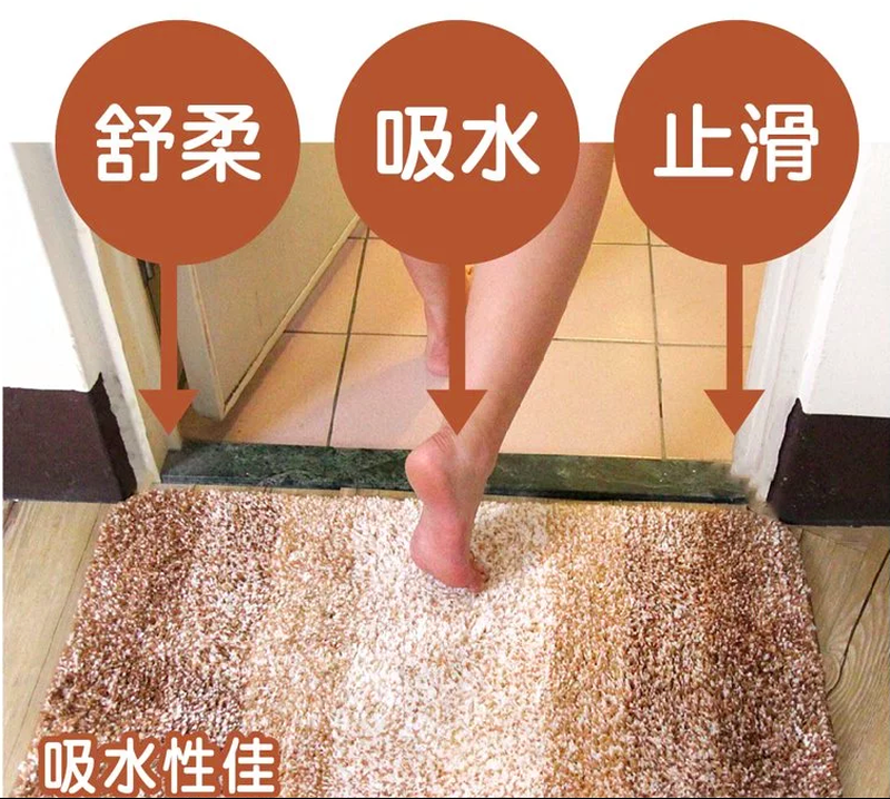 下雨防滑必備！Tromso 居家佈置 廚房防油地墊／腳踏墊/ 珪藻土