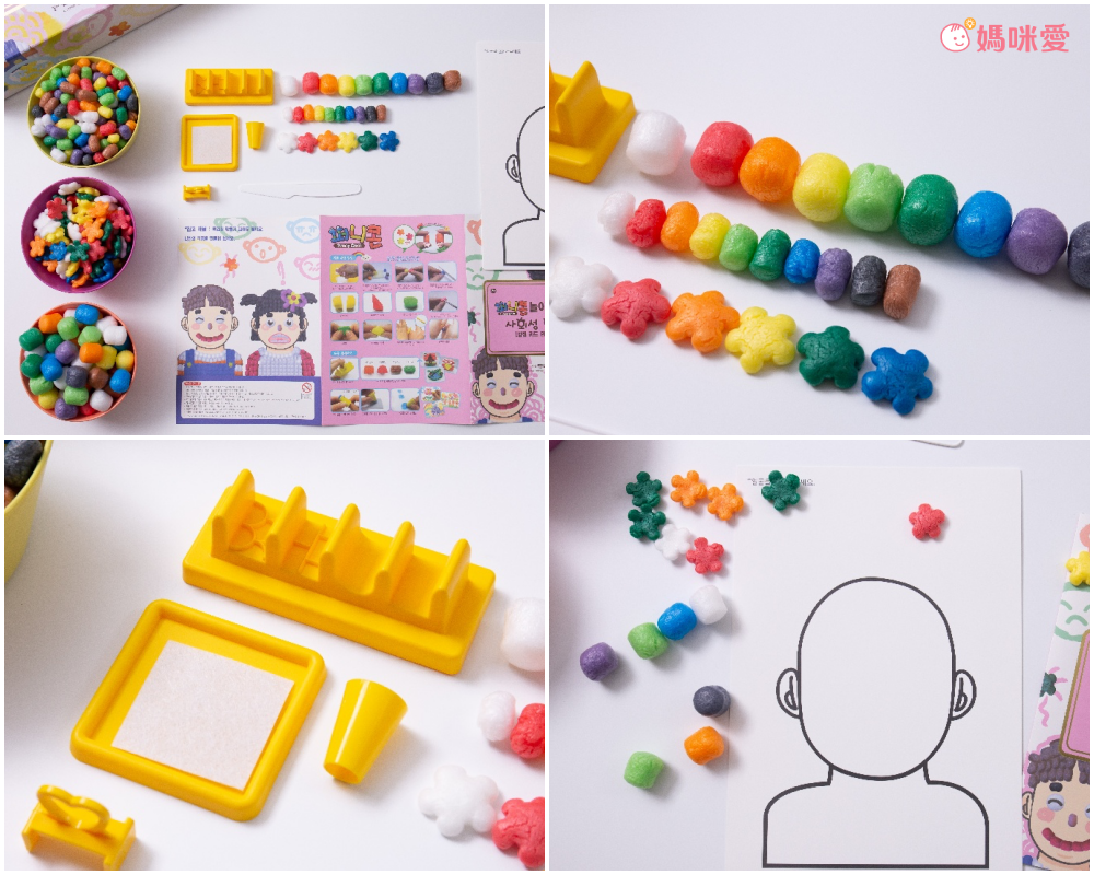 Donerland - 魔法迷您玉米黏土-鱷魚-工具刀*1+吸水海棉墊*1+盒裝背面附有教學說明