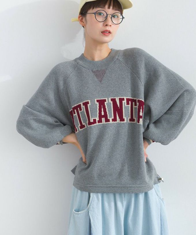 日本 Lupilien - 明亮撞色學院風抽繩針織上衣-芥末黃