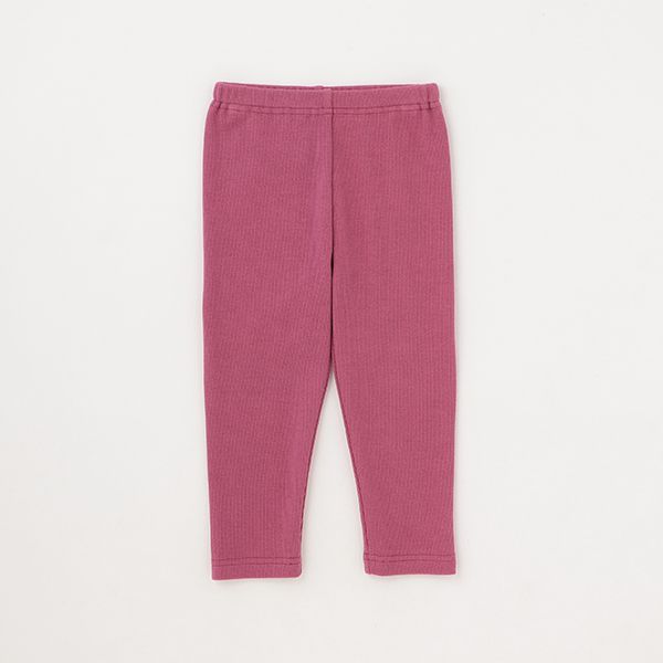 日本 petit main - 百搭女孩合身內搭褲-桃粉