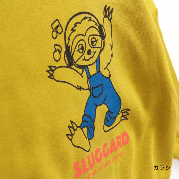 日本 BRANSHES - 裏起毛 舒適縮口長袖上衣-河狸-燕麥