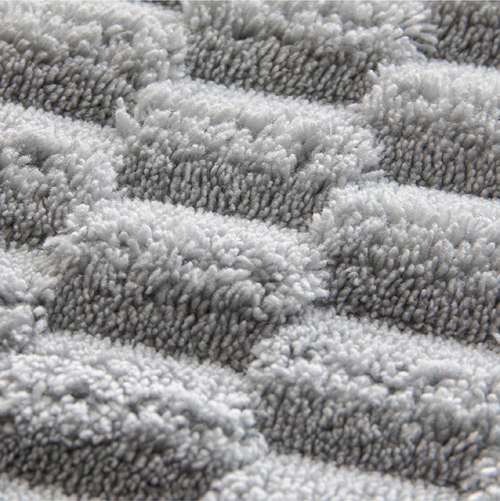 carari poco格紋系列 超細纖維浴室踏墊-60X40CM