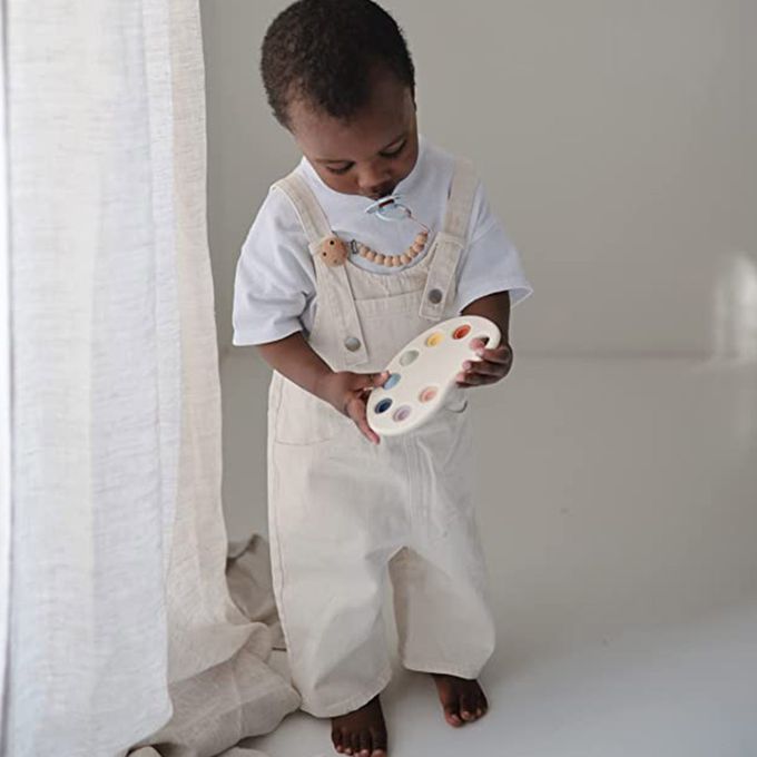 美國 Mushie - 調色盤按壓玩具