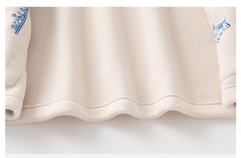 搖粒絨保暖兒童外套-恐龍-藍色