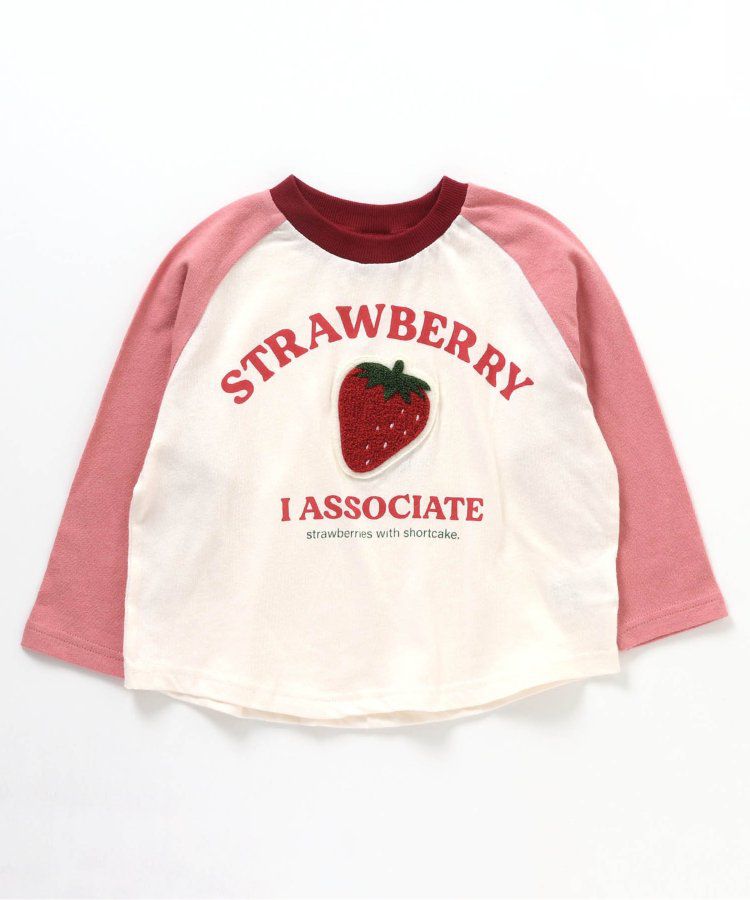 日本 BREEZE - 刺繡徽章撞色長袖上衣-熊貓-炭黑