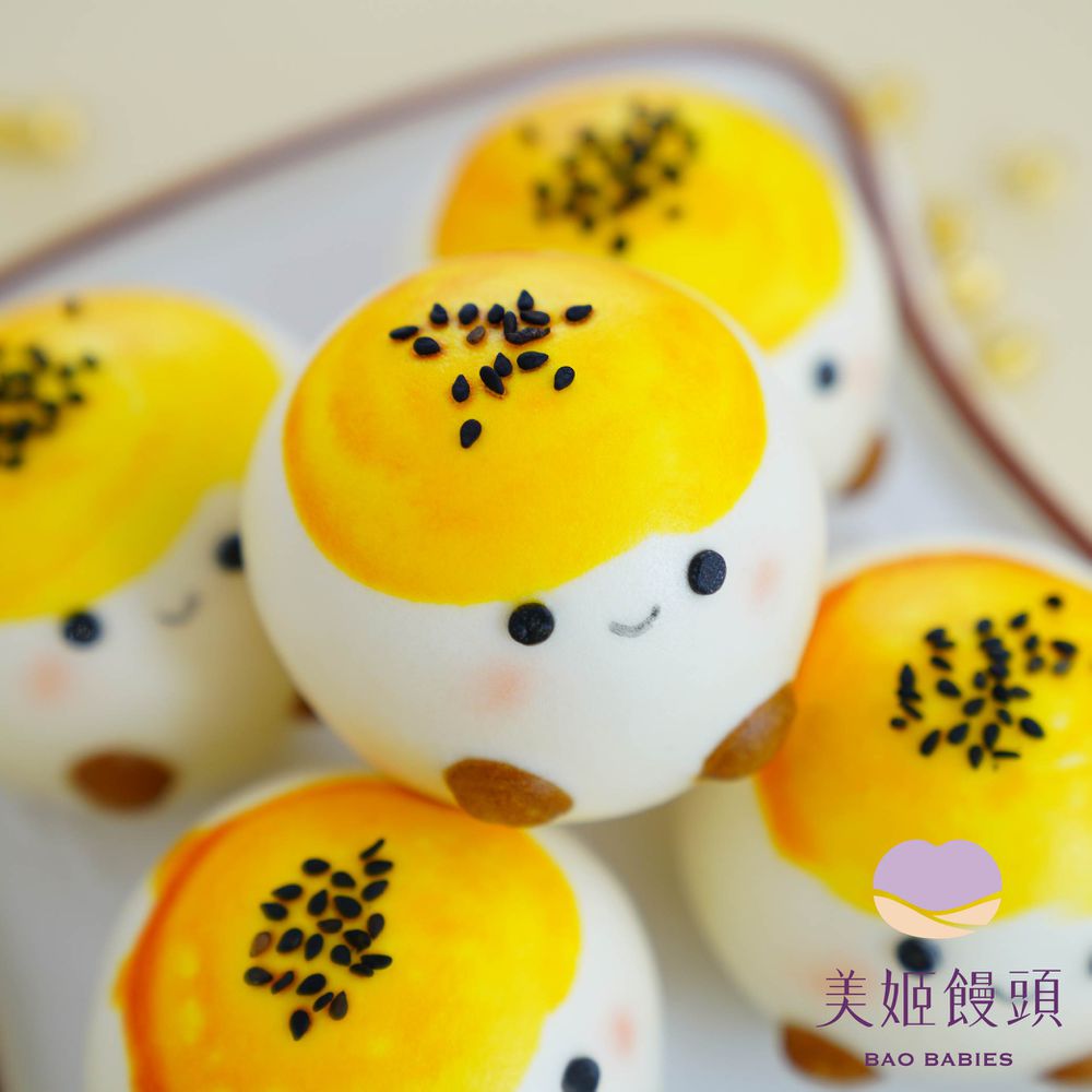 Babycat蛋黃酥鮮乳造型奶黃包-50g/顆