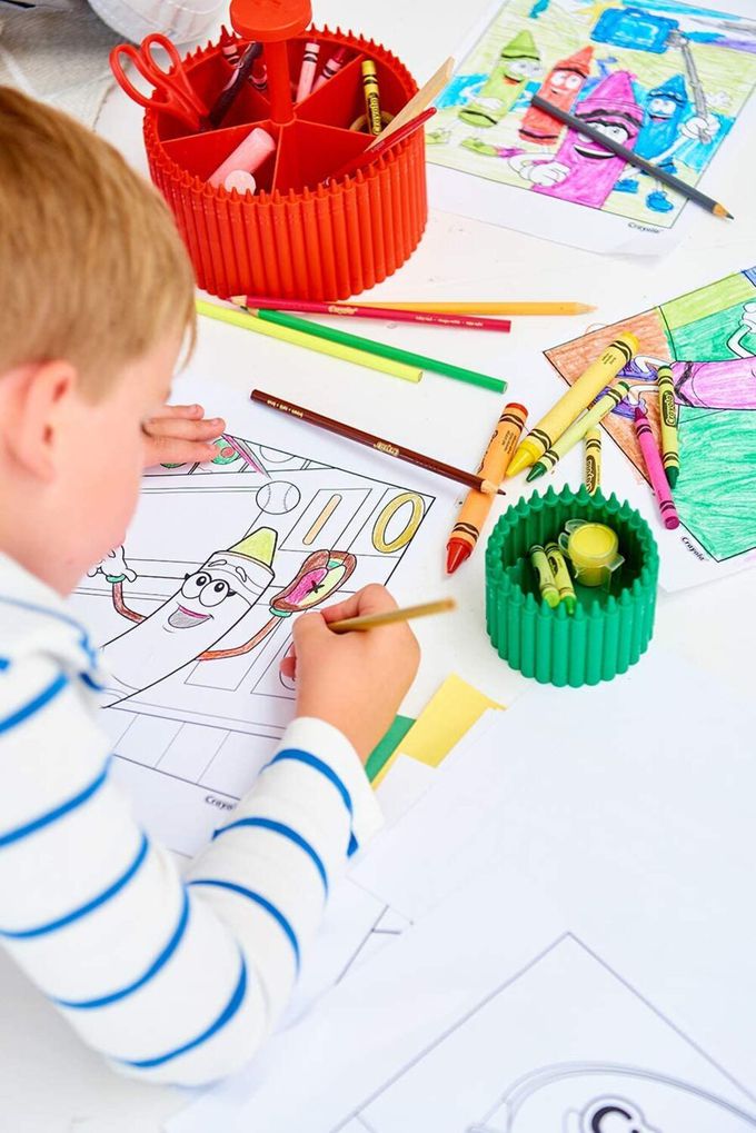 Room Copenhagen - Crayola鉛筆收納筒 (紅色)