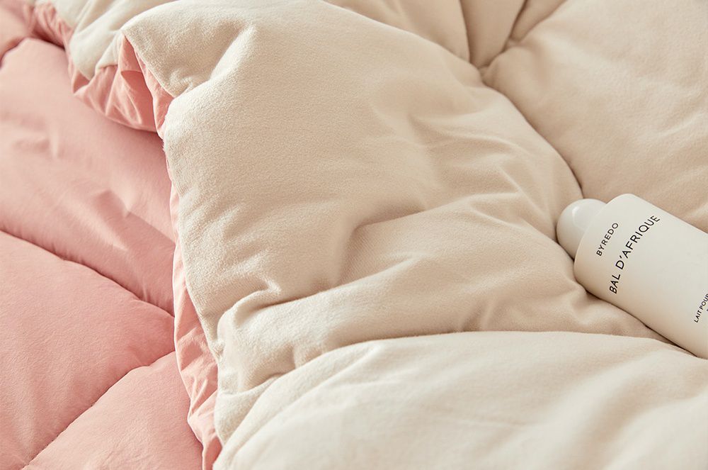 韓國 Maatila - 可水洗刷毛高密度60支棉棉被-玫瑰拿鐵