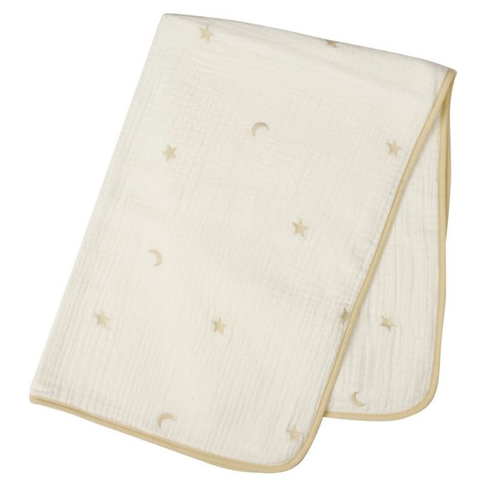 akachan honpo - 6層棉紗被-淺卡其色 (100×70cm)