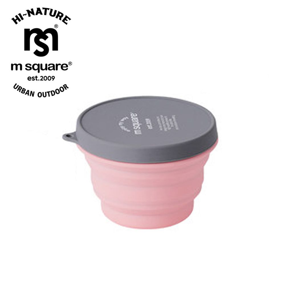 M Square - 新色折疊碗L-櫻粉色