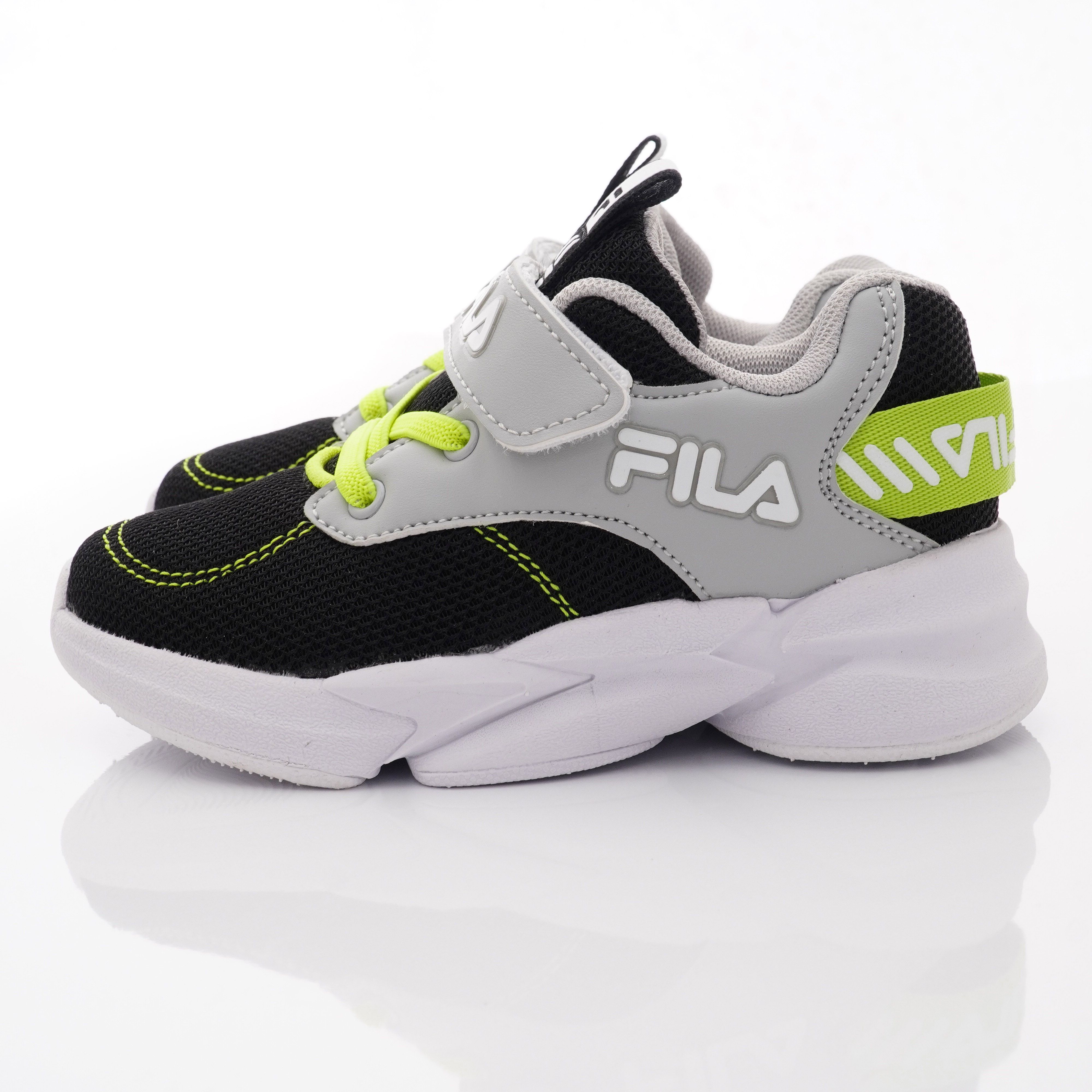FILA - 輕量慢跑運動鞋(中小童段)-運動鞋-黑
