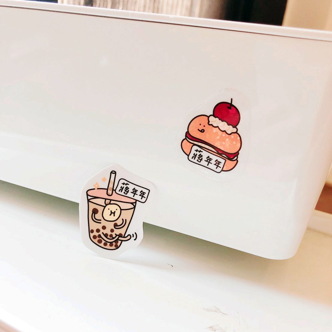 年年.studio - 姓名貼紙-透明裁型-女孩 (3.5x2.5cm)-50張入