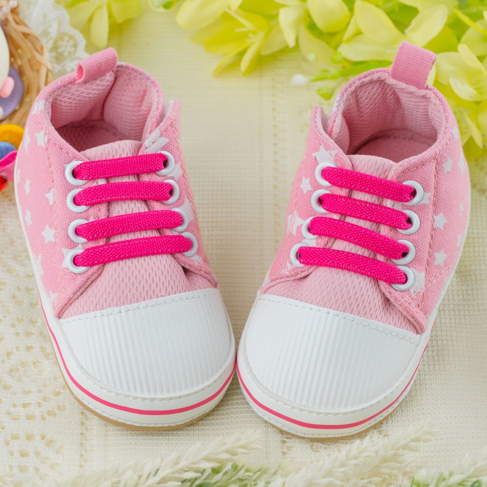 nikokids - 軟Q底學步鞋-粉色(SG576)