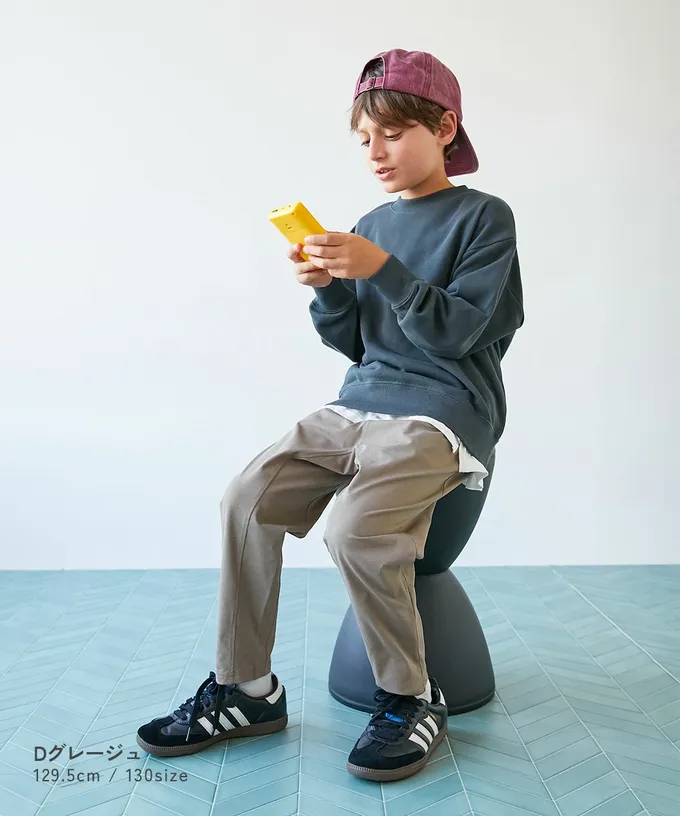 日本 devirock - 速乾抗毛球不易皺錐形長褲-炭灰