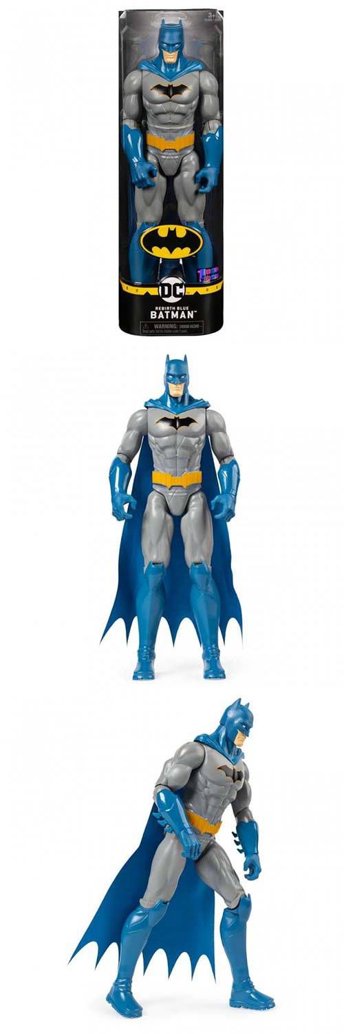 DC 漫畫 - BATMAN蝙蝠俠-12吋可動人偶 - 經典藍