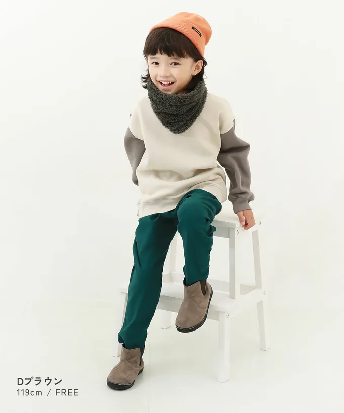 日本 devirock - 柔軟毛茸茸保暖圍脖(可調頸圍)-淺綠 (FREE)