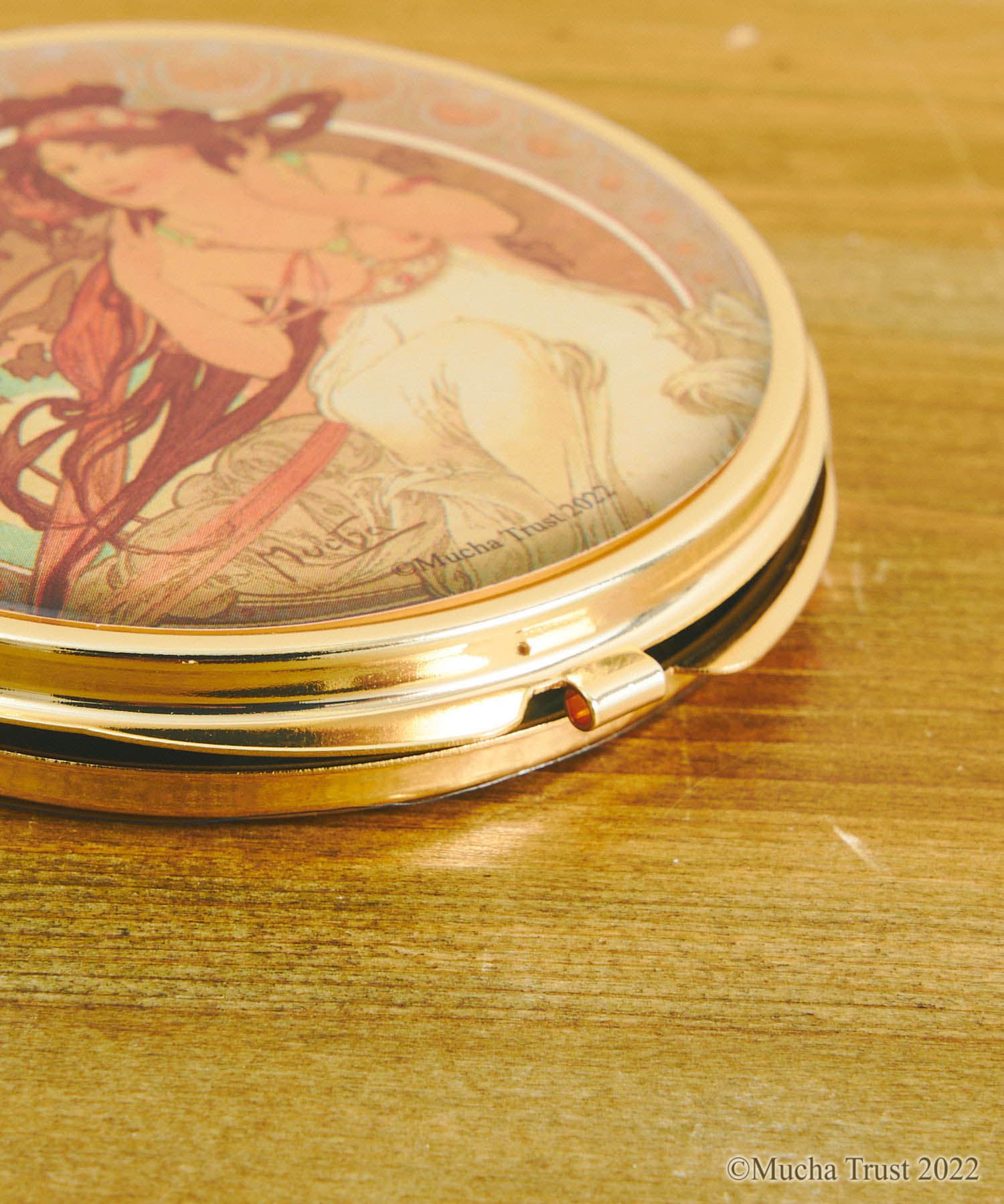 日本代購 - 限定聯名 慕夏四藝術折疊手拿鏡-繪畫