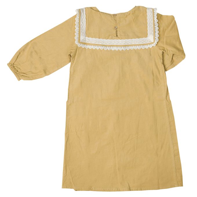 akachan honpo - 水手領洋裝-淺卡其色