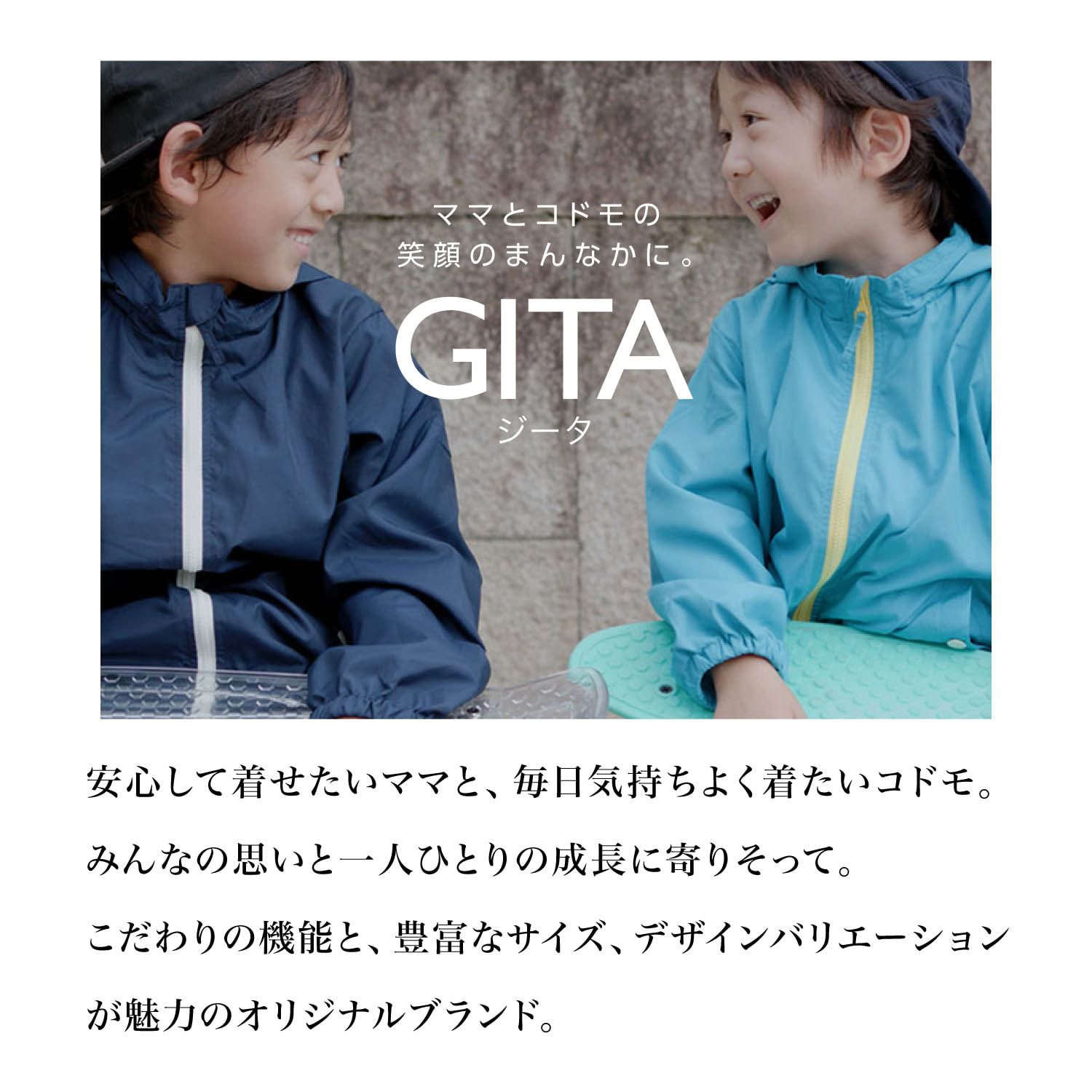 日本千趣會 - GITA 圓領荷葉肩長袖上衣-條紋-黑白