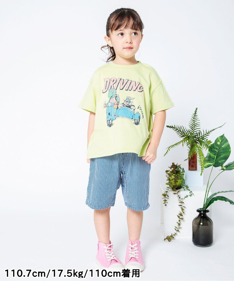 日本 BREEZE - 彩色標籤腰束口休閒短褲-軍綠