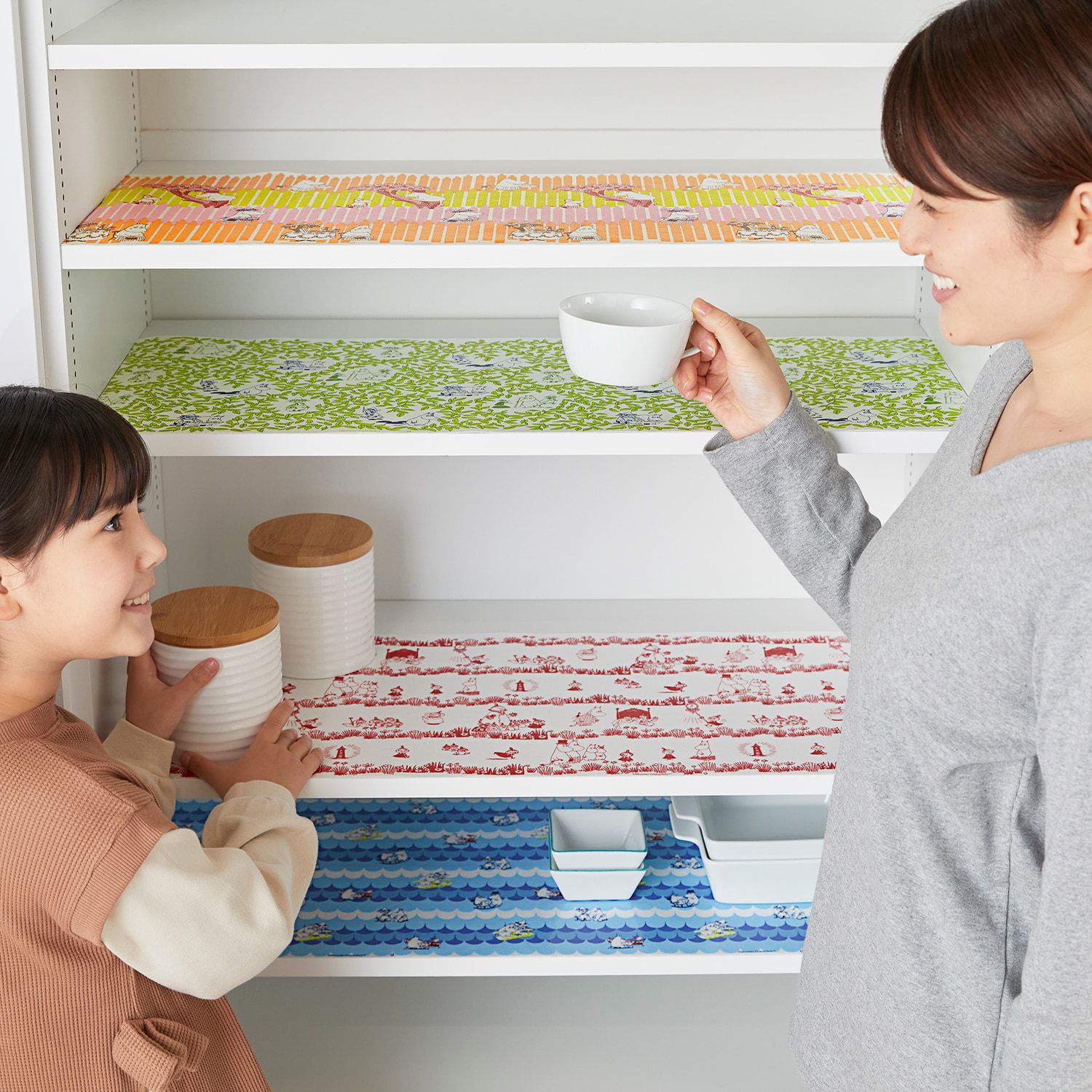 日本千趣會 - [消臭加工]日本製餐廚櫃專用除濕防潮墊-小不點-紅 (30×180cm)｜媽咪愛