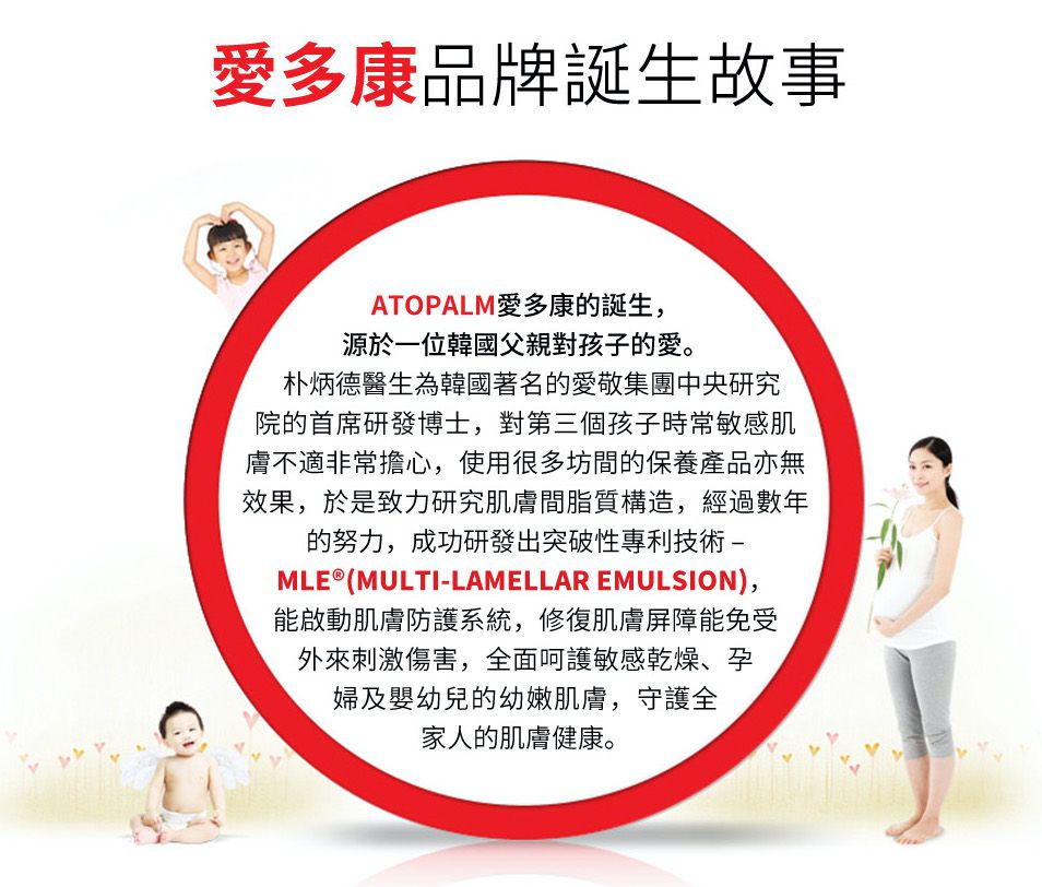 【韓國媽咪愛用】 愛多康 ATOPALM 舒敏全效修護霜、沐浴露