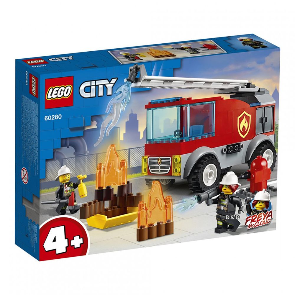 樂高 LEGO - 樂高積木 LEGO《 LT60280 》City 城市系列 - 雲梯消防車-88pcs