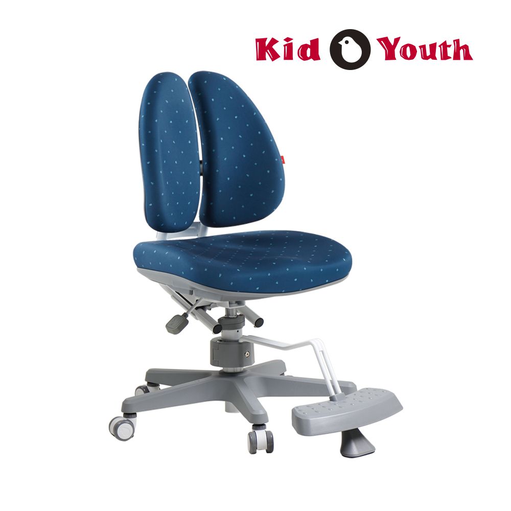 大將作 kid2youth - DUO椅/兒童成長椅-深海藍