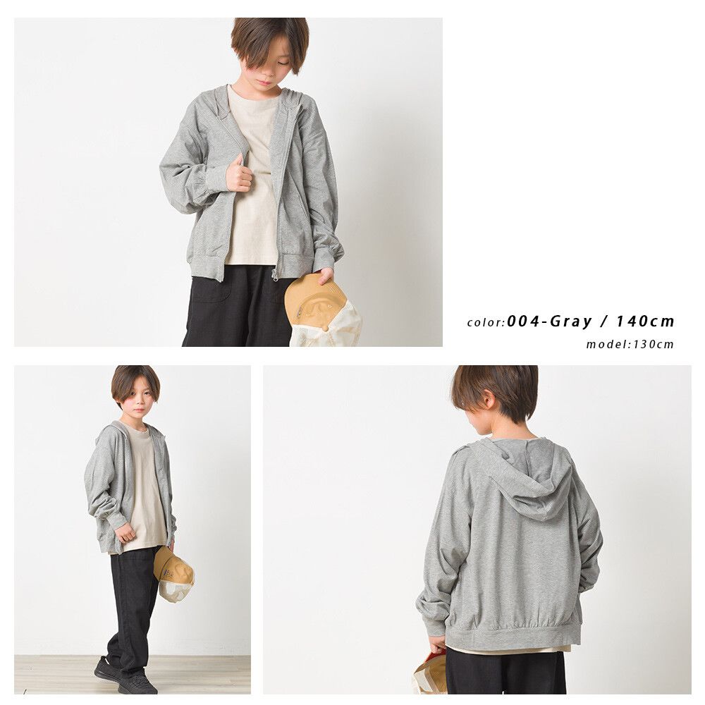 日本 OMNES - 接觸涼感抗UV 連帽長袖外套-紫