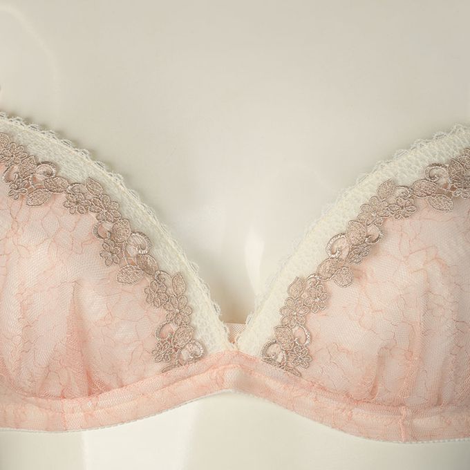 akachan honpo - 美型 無鋼圈胸罩 具哺乳功能-粉紅色