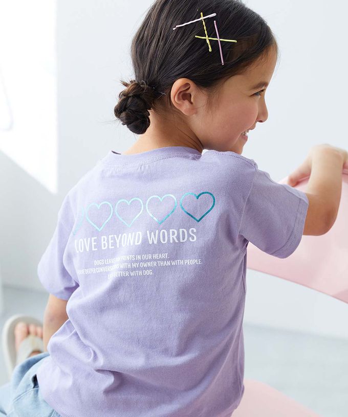 日本 devirock - 100%棉 閃亮金屬印花短袖上衣-炫藍方塊-淺灰