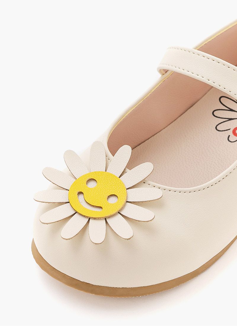 韓國 OZKIZ - 開心花朵皮鞋