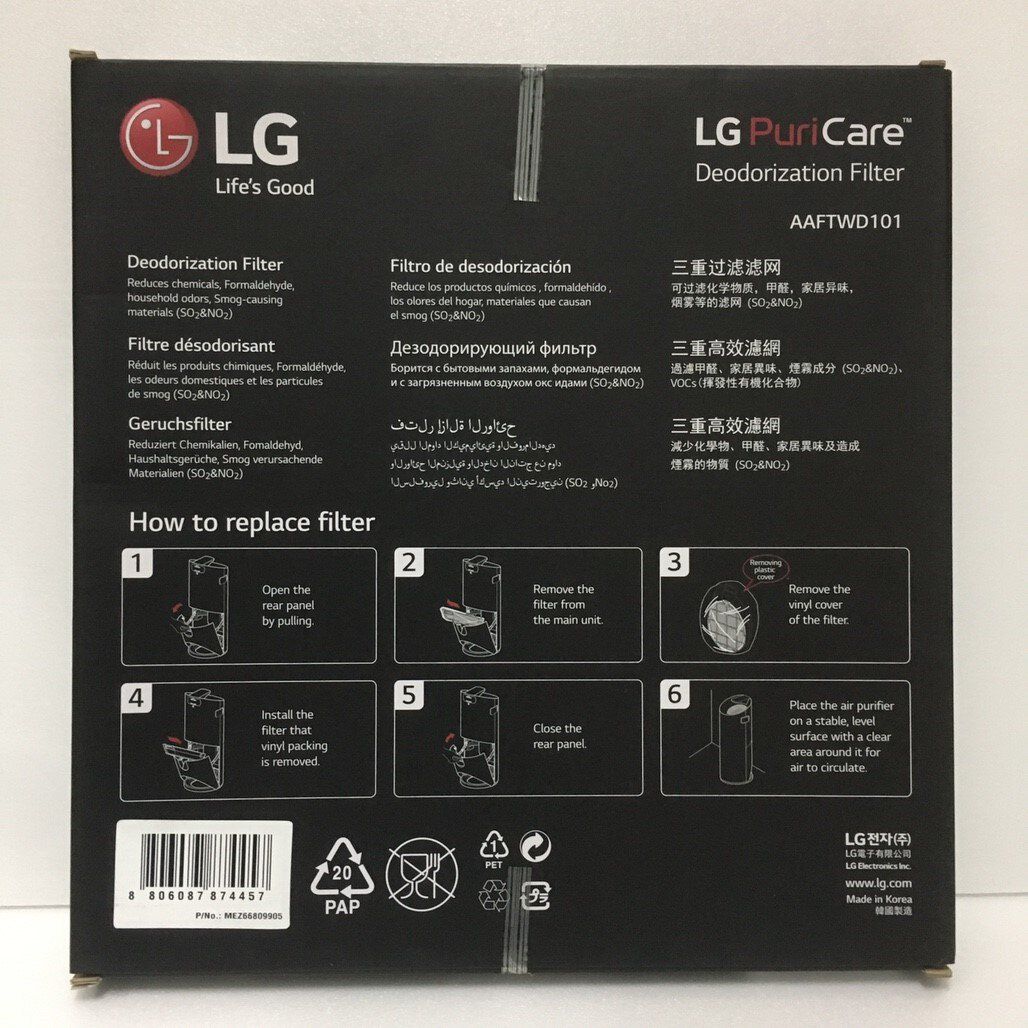 LG - AAFTWD101 三重高效濾網 大白 PS-W309WI AS401WWJ1