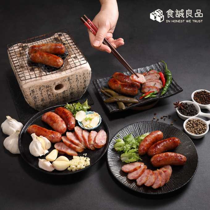 食誠良品 - 手工黑豬肉香腸 低鈉原味