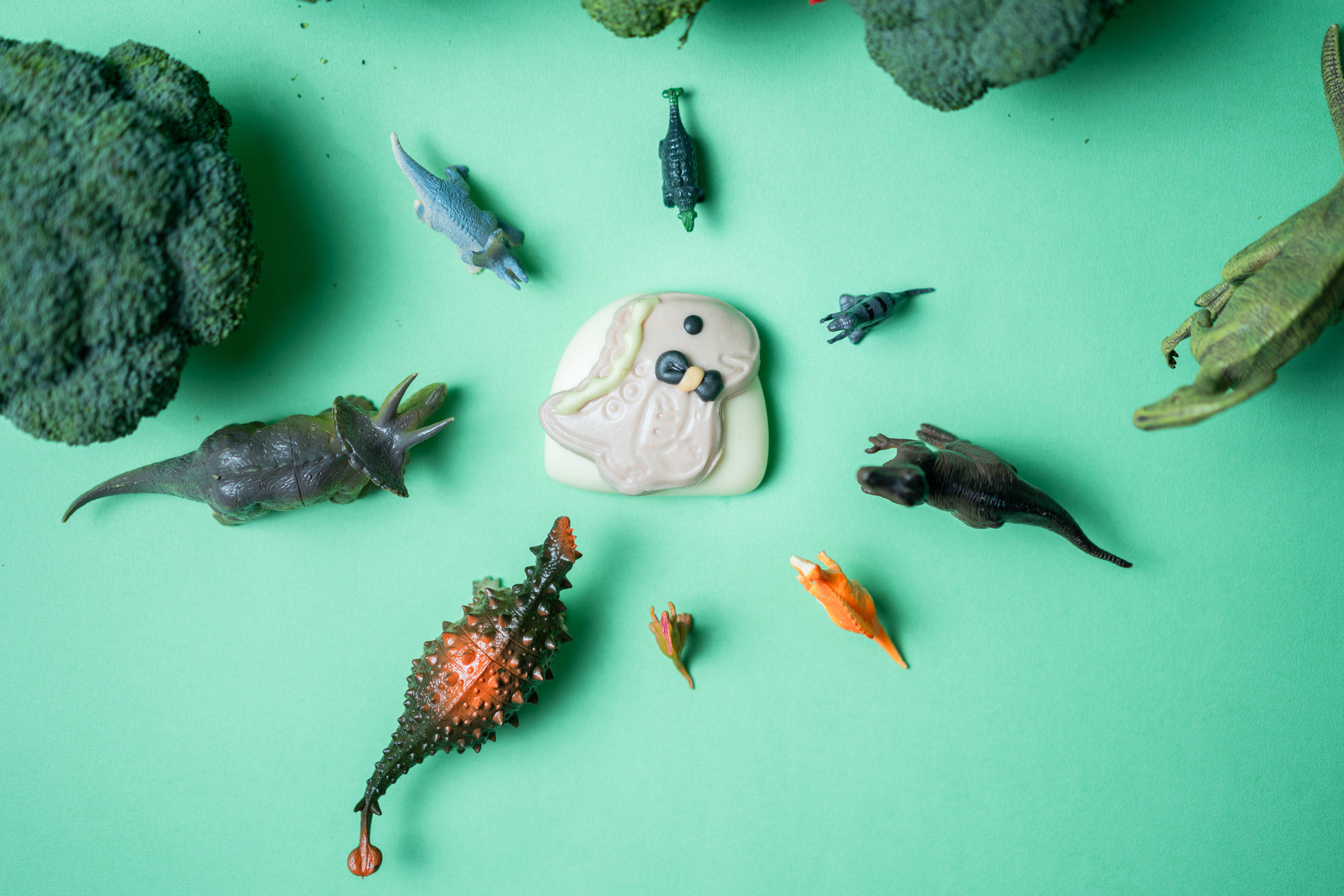 老甜媽手工饅頭 - 彩虹小恐龍造型刈包