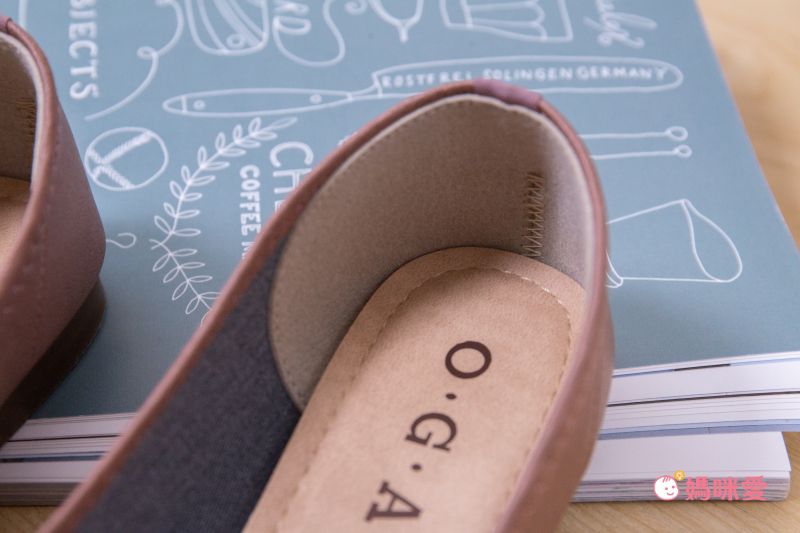 日本女裝代購 - 日本製 仿皮柔軟休閒平底包鞋-深咖啡