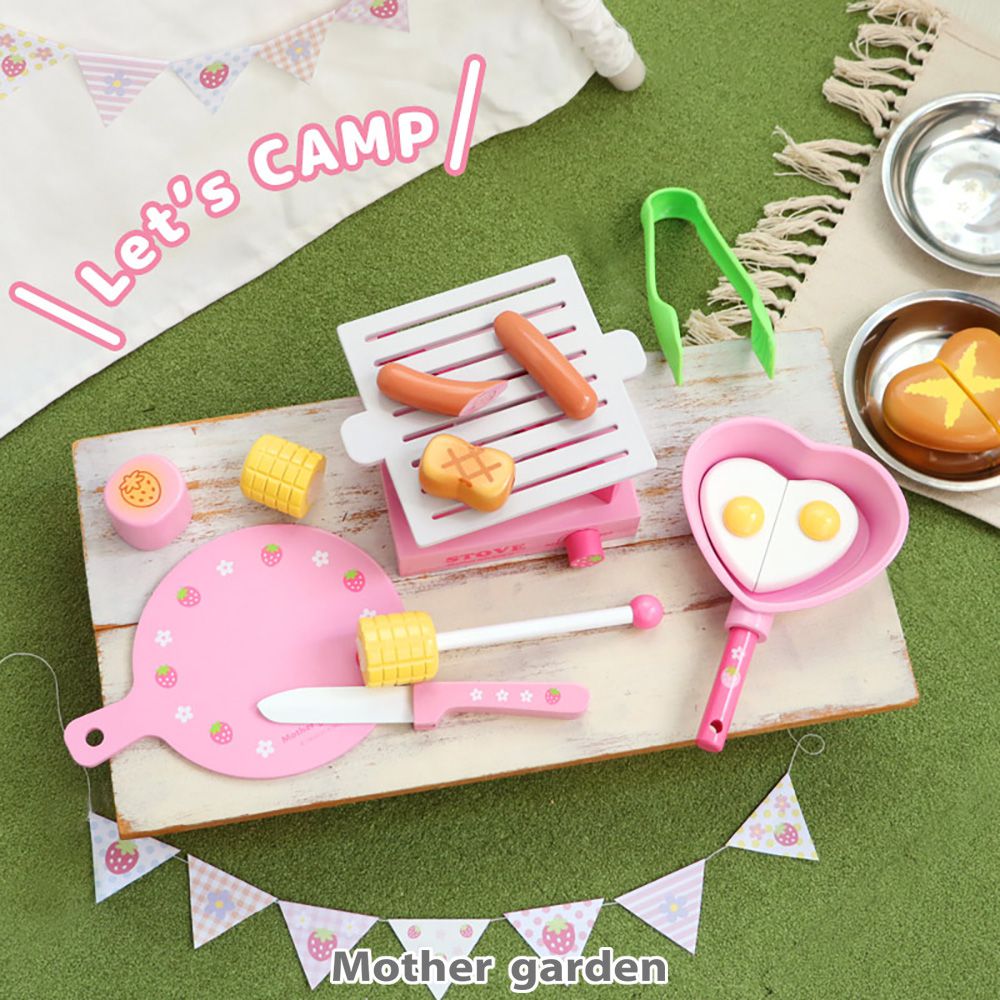 日本 Mother Garden - 木製玩具-戶外野餐組