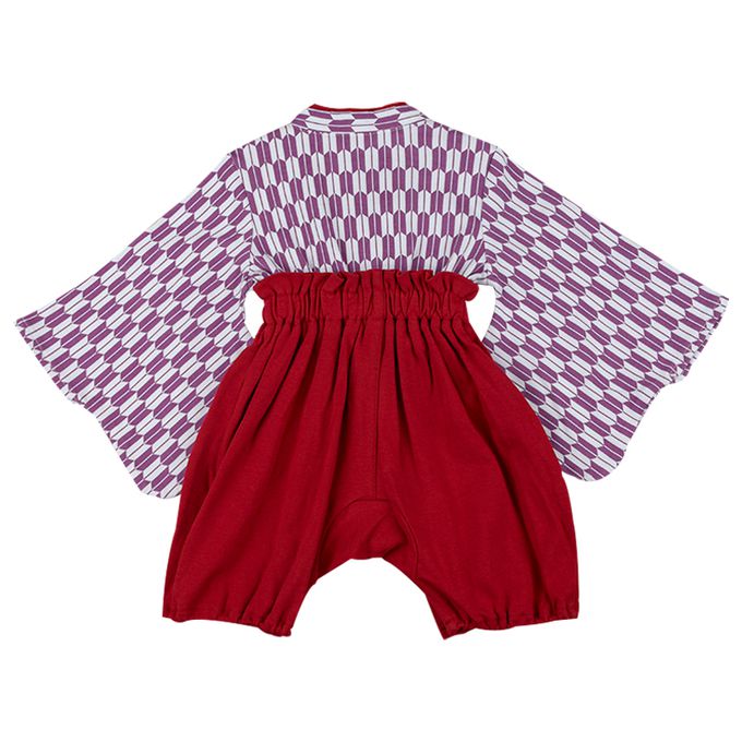 akachan honpo - 袴連身衣-(包屁衣)-紅色