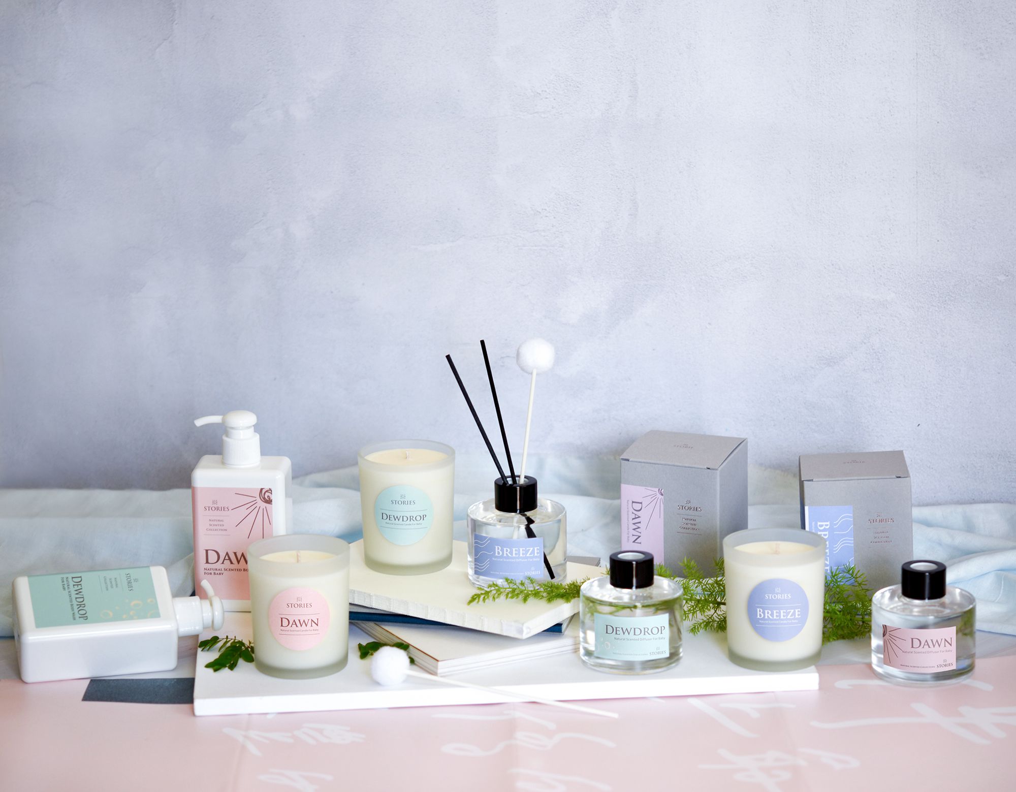 Stories 故事香氛 天然寶寶精油蠟燭｜擴香｜沐浴乳