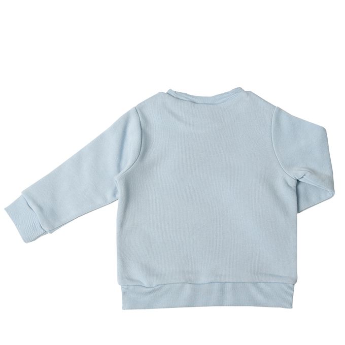 akachan honpo - 長袖休閒上衣-小包包風-藍色