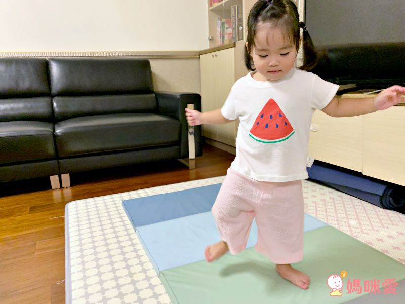 純棉網眼腹卷高腰護肚褲-藍色