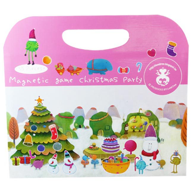 Babytiger - 手提包磁鐵書-聖誕派對