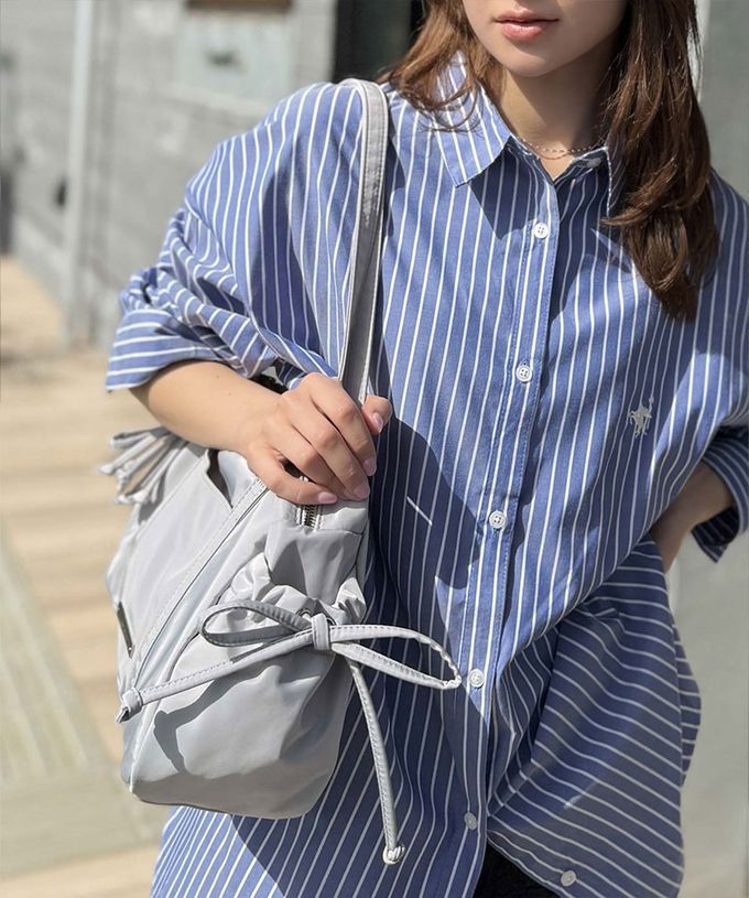 日本 Classical Elf - 輕盈可愛蝴蝶結肩背波士頓包-黑