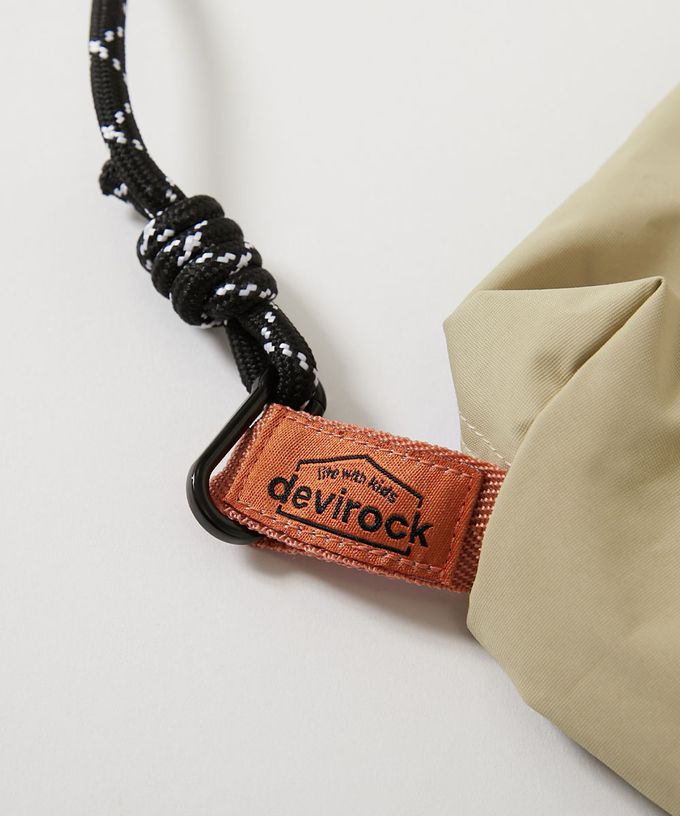 日本 devirock - 2way柔軟玩水便利親子側背包-黑 (41x24x9cm)