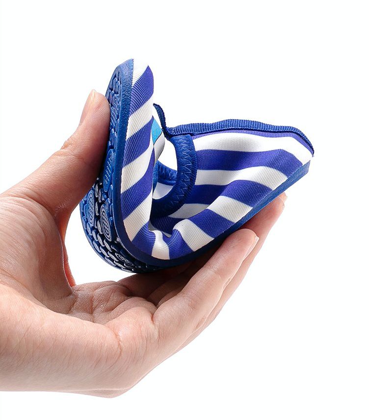 韓國 OZKIZ - 輕量/防滑兒童沙灘鞋/戲水鞋-布萊德理髮廳-藍