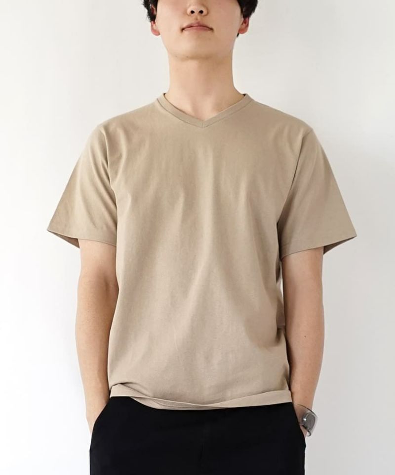 日本 zootie - 抗透汗 V領短袖上衣(爸爸)-摩卡