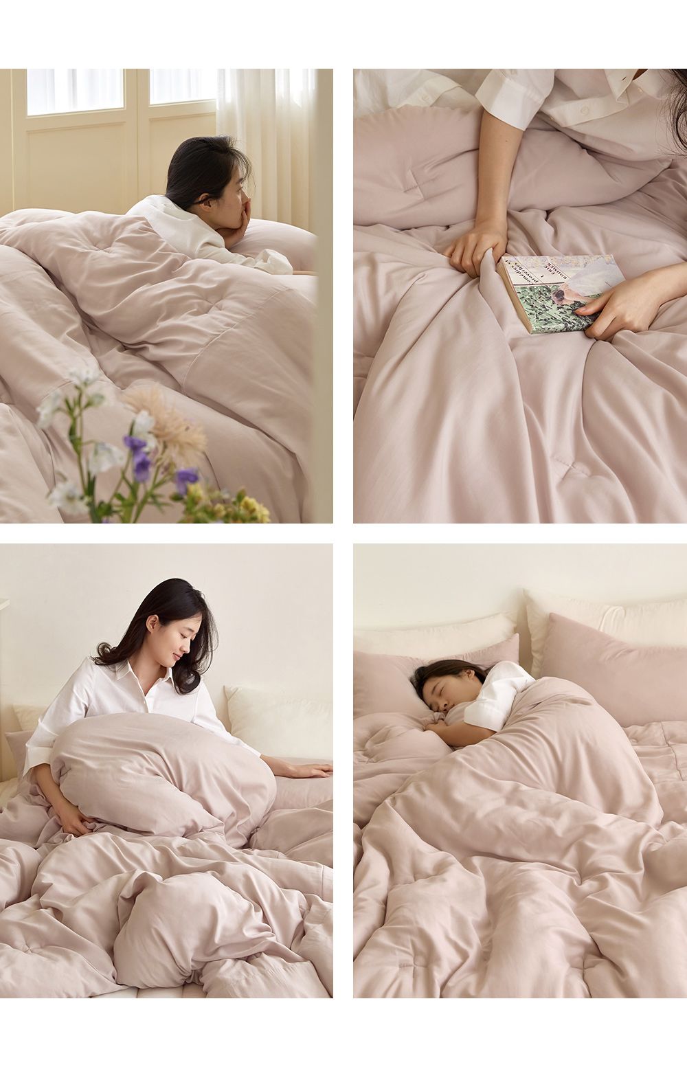 韓國 Maatila - 雲朵軟綿綿親膚四季被-草莓奶酪