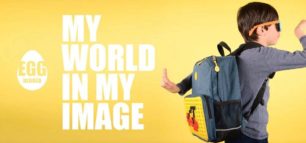 ♛Miss Jill x Evan哥 專屬團購♛ 法國 EGG mania 巧拼兒童背包
