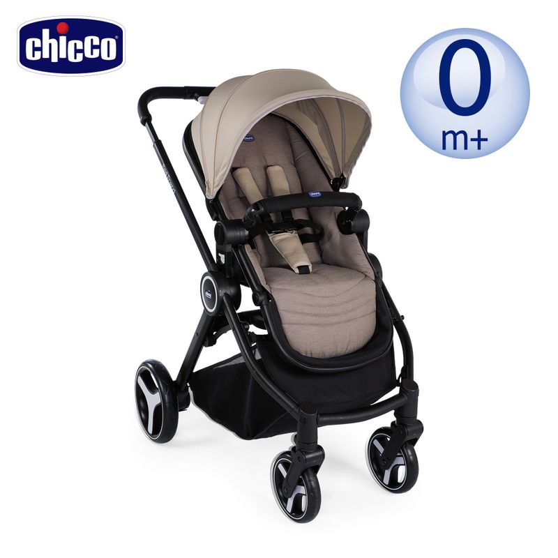 義大利 chicco - Best Friend義式跑旅雙向手推車-亞麻米
