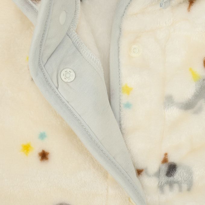 akachan honpo - 柔順可穿式毛毯-象牙白色 (100~110cm)